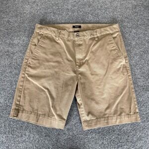 RVCA Weekend‎ Fit Khaki Shorts Mens 36 Casual Chino Cotton Stretch Skate Grunge